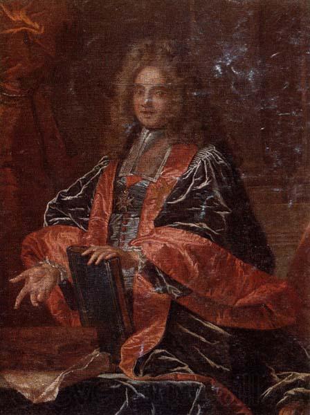 unknow artist Portrait of a man,said to be joseph-jean-baptiste fleuriau,seigneur d armenonville,garde des sceaux France oil painting art
